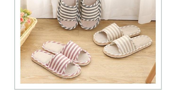 Dép cotton mùa thu và mùa đông nhà mới nam và nữ cặp vợ chồng nhà dày đáy trong nhà ấm áp giày chống trượt dép xốp đi trong nhà