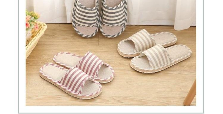 Dép cotton mùa thu và mùa đông nhà mới nam và nữ cặp vợ chồng nhà dày đáy trong nhà ấm áp giày chống trượt