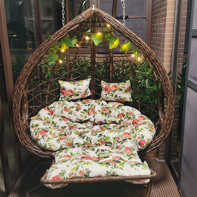 Hanging basket Cane Chair Double home Chairlift Double-lever gonchchair Indoor Rover Pendant Bed Adult Chair Balcony Cradle chair