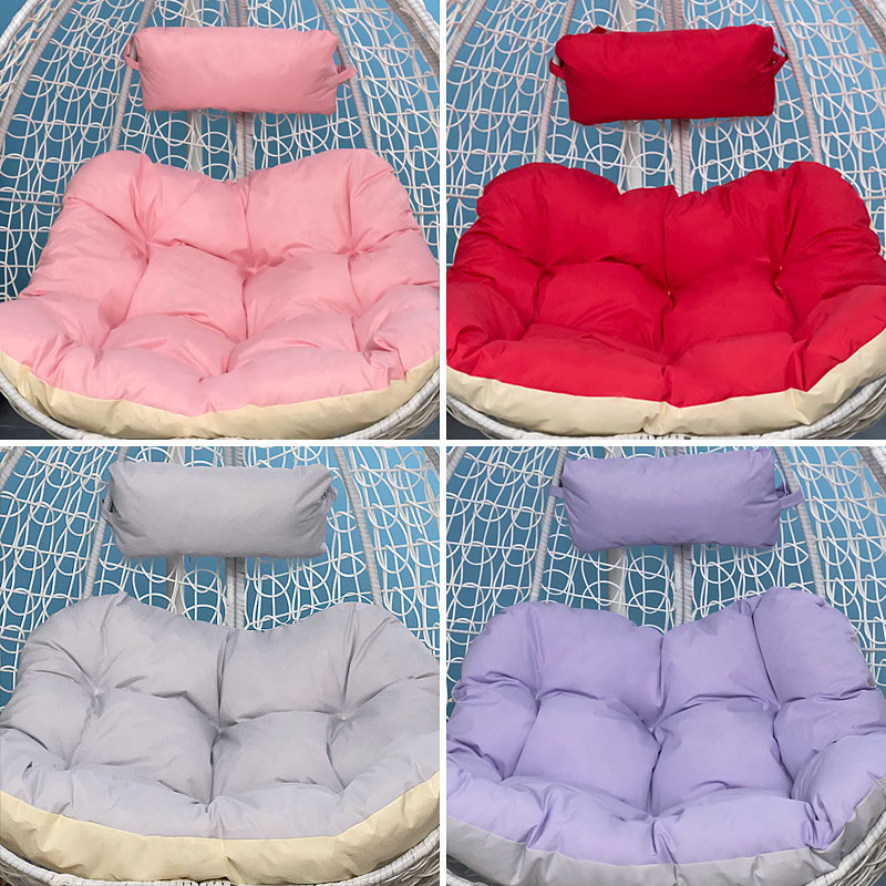 Hanging basket cushion bird's nest rocking orchid chair swing single hanging chair cushion removable wash rattan chair cradle square cushion thickening