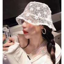 Lace fisherman hat female Korean version versatile tide cove