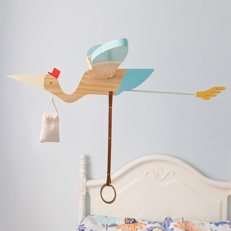 Park Tongtong Creative Children Room Air Send Daughter Bird Hanging Accessories Kindergarten Handmade Decoration Flying Bird Balance Pendant