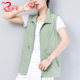 Casual Thin Sports Vest for Women, Short Style for Spring and Summer, Middle-Aged Mom, Plus Size, Loose Sun Protection Clothing, Vest, Waistcoat
