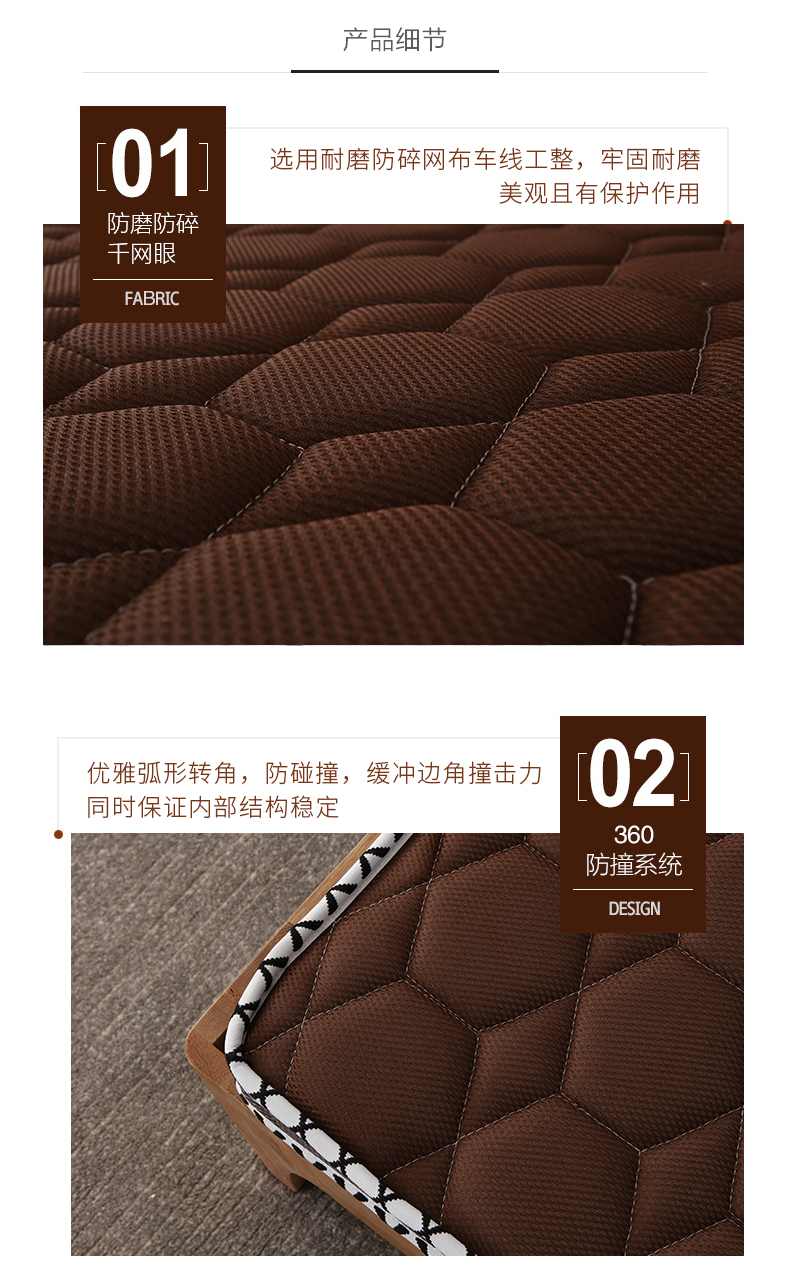 Zongdian 3E dừa cọ cọ cứng nhắc latex nệm Simmons 1,2 mét 1.8m1.5 nệm custom-made trẻ em chăm sóc cột sống - Nệm nệm 1 người