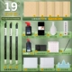 19 -Piece Набор начальных школ [500 кусочков бумаги+500 г чернил]