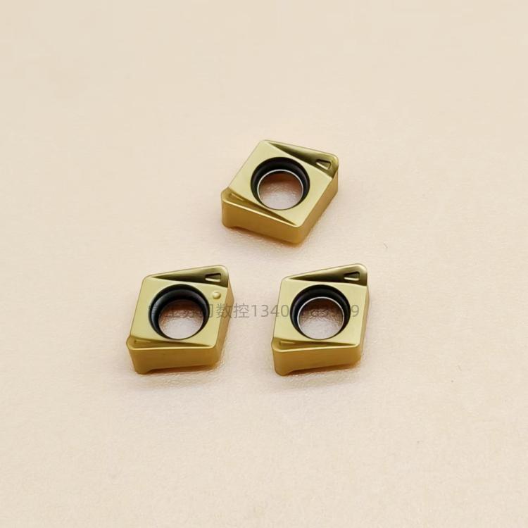 快进给数控铣刀片4NKT060308R-M双面代替APMT1135开粗铣刀杆刀盘