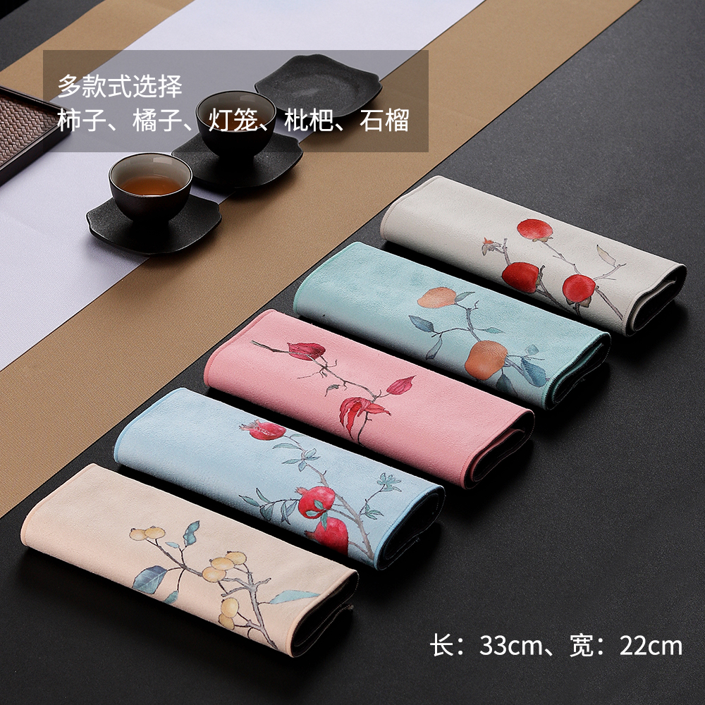 Day Style Tea Towels Water Suction Upscale Tea Table Cloth Rag Tea Table Zen Tea Table Tea Table Mat to raise jug towels Teatable towels