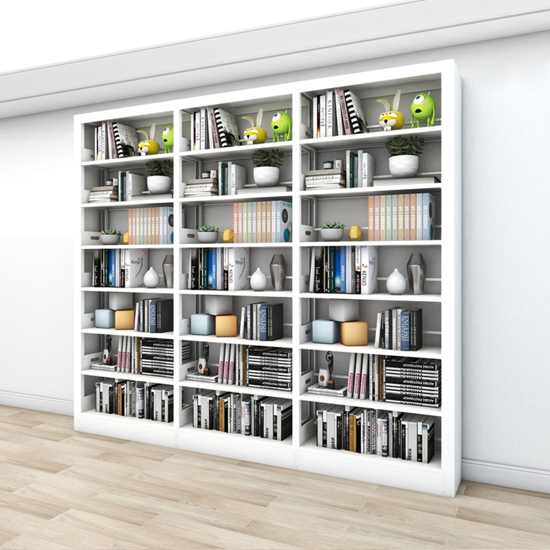 Steel Bookshelves Children Students Library Iron Art Bookshelves Home 2 4 m High Multilayer Painted Book House Storage Racks-Taobao