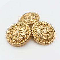 Retro suit buttons gold suit buttons high-end mens and womens clothing buttons coats windbreakers fashion buttons round buttons