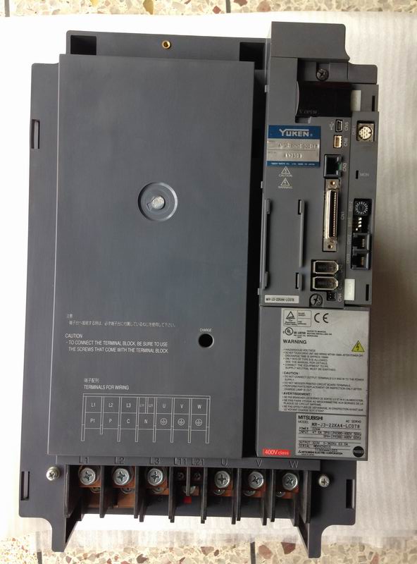 Mitsubishi 22KW oil research injection molding machine servo MR-J3-22KA4-LC078 RFQ for sale