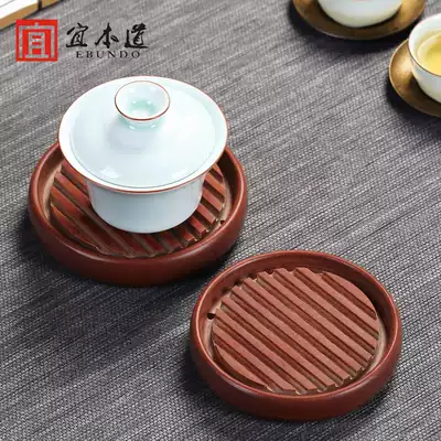 Yichen Bakelite tea cup holder Japanese dry brewing table tea set Electric Bakelite simple kung fu tea ceremony tea tray accessories