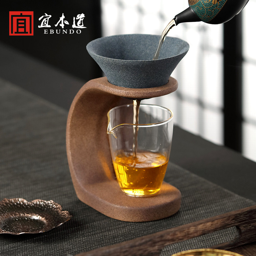 Alumina ore non-porous tea leaker tea filter tea filter mesh creative fair cup set tea set accessories