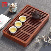 Small German Bakelite tea tray Kung Fu tea set Water storage type Small electric Bakelite tea table Shengshui tea sea tray Water storage tray