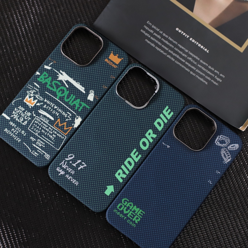 Suitable for iPhone Series Kevlar Mobile Phone Case Game Style Arcade Ultra-Thin Anti-Slip Anti-Hand Sweat New Luminous Coating Aramid Capsulesy Magnetic Kevlar Protective Case Suitable for iPhone Series Kevlar Mobile Phone Case Game Style Arcade Ultra-Thin Anti-Slip Anti-Hand Sweat New Luminous Coating Aramid Capsulesy Magnetic Kevlar Protective Case