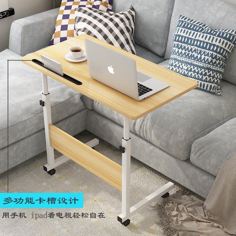 Small table bedroom small creative children's desk simple balcony rental room mobile lifting bed a