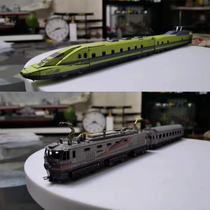  Metal handmade DIY Three-dimensional 3D assembly model Train Train station creative gift ornaments Educational toys