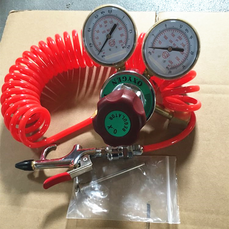 Van giảm áp khí heli, vòi bơm hơi, van giảm áp kép, bàn đôi sử dụng, dụng cụ bóng bơm hơi đơn giản và tiện lợi - Thiết bị & dụng cụ đồng hồ áp lực