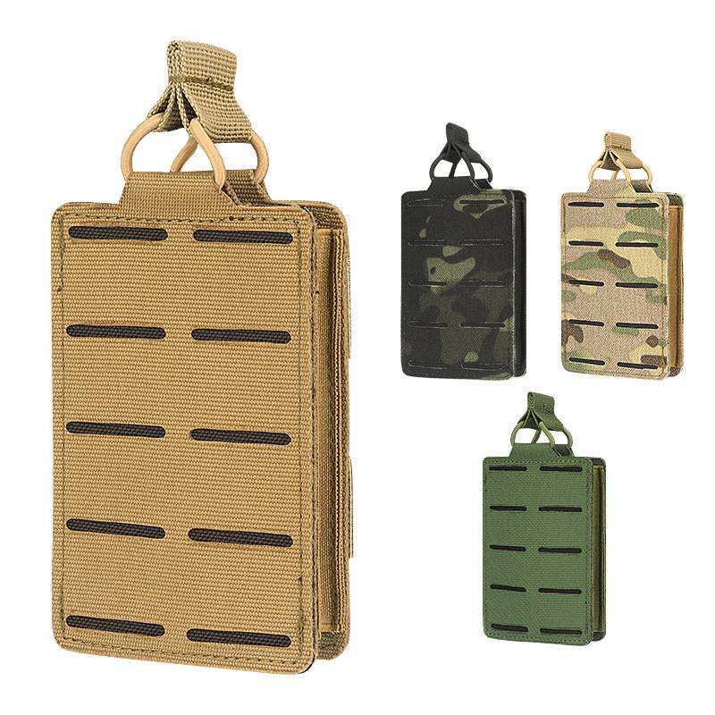 Tactical Quick-Draw 5.56 Magazine Pouch M4 Tactical Quick-Draw Magazine Case Molle Accessory Pouch Small Expansion Pouch