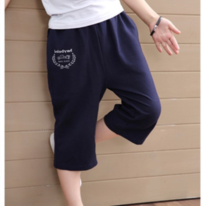 6 chất béo cậu bé mùa hè 8 sweatpants 9 trẻ em lớn giải trí 7 phút quần 13 tuổi quần học sinh trung học ngựa bé trai dệt kim quần 11