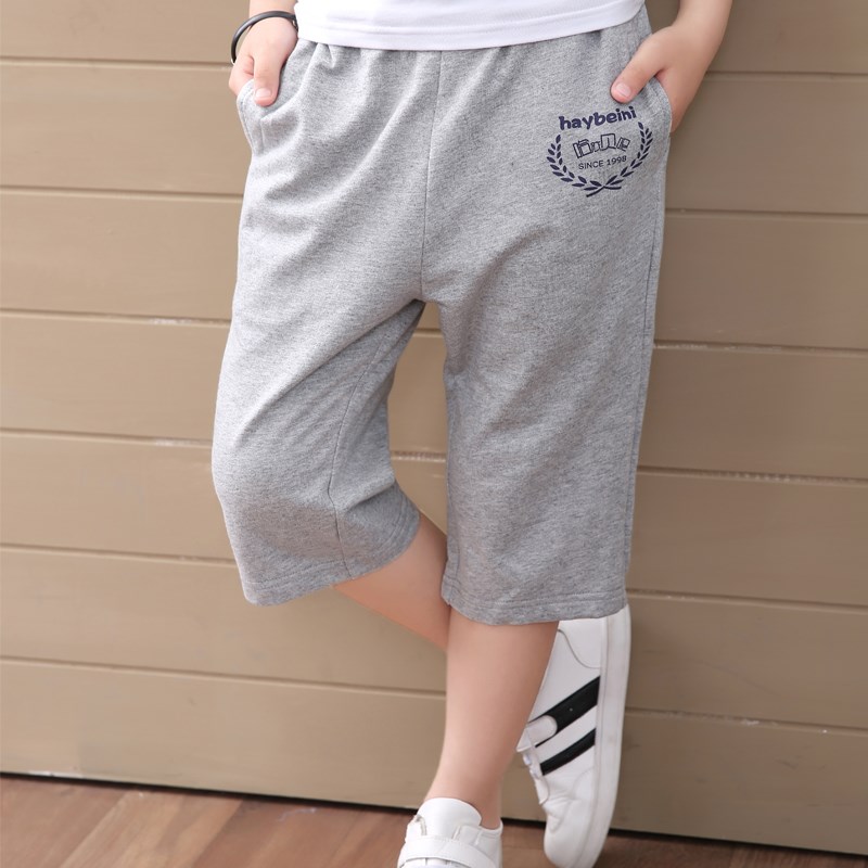 6 chất béo cậu bé mùa hè 8 sweatpants 9 trẻ em lớn giải trí 7 phút quần 13 tuổi quần học sinh trung học ngựa bé trai dệt kim quần 11