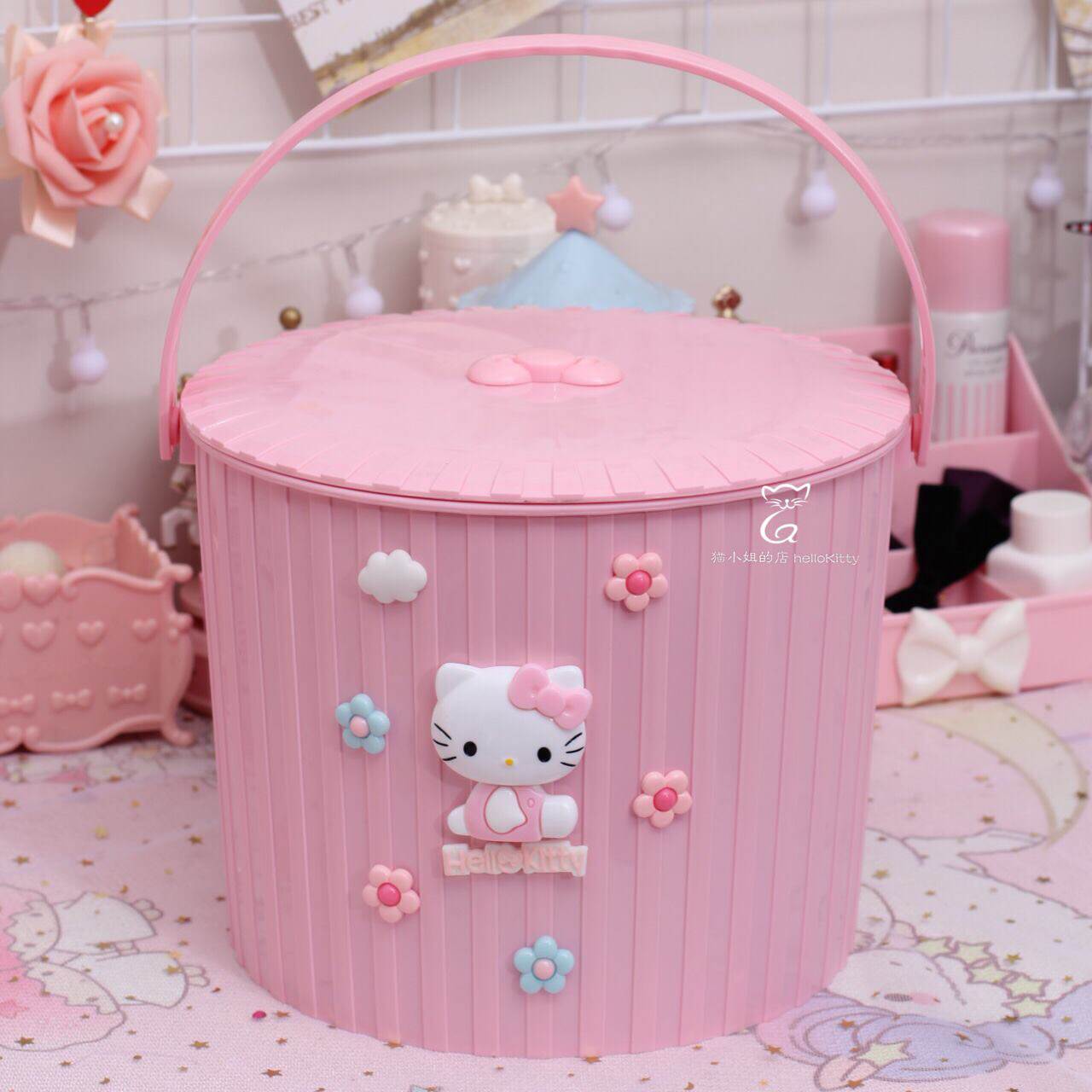 Snacks container household cute container with lid mesh red and creative container box