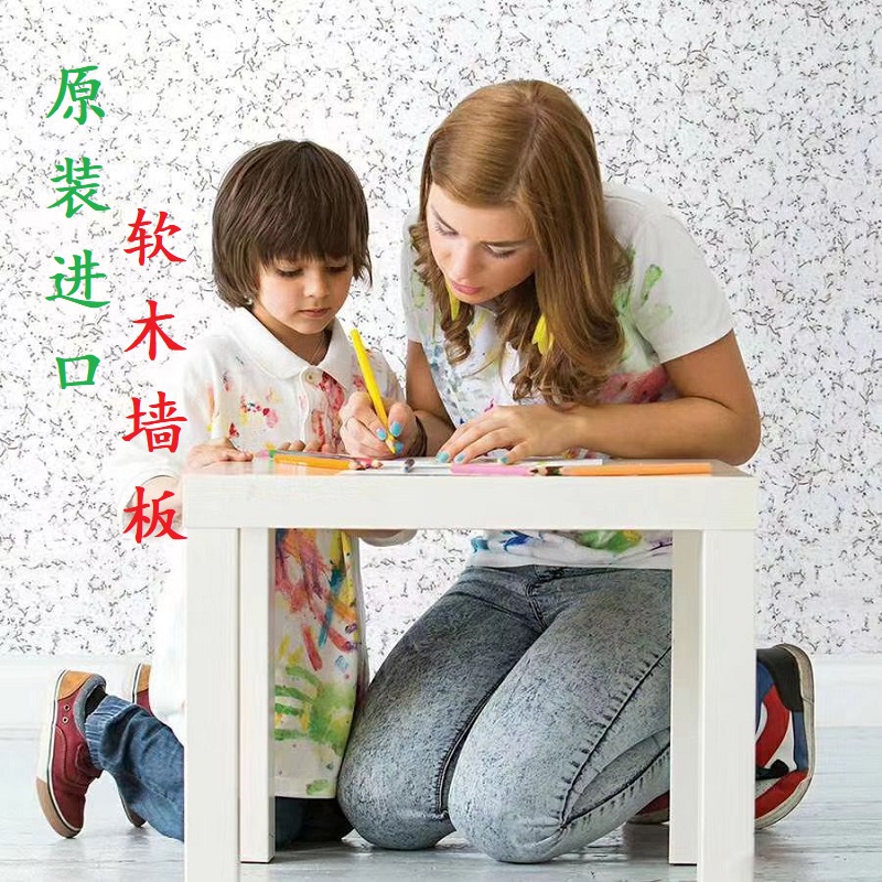 European original imported cork wallboard living room bedroom TV wallpaper background wallwood cork board white multi-style