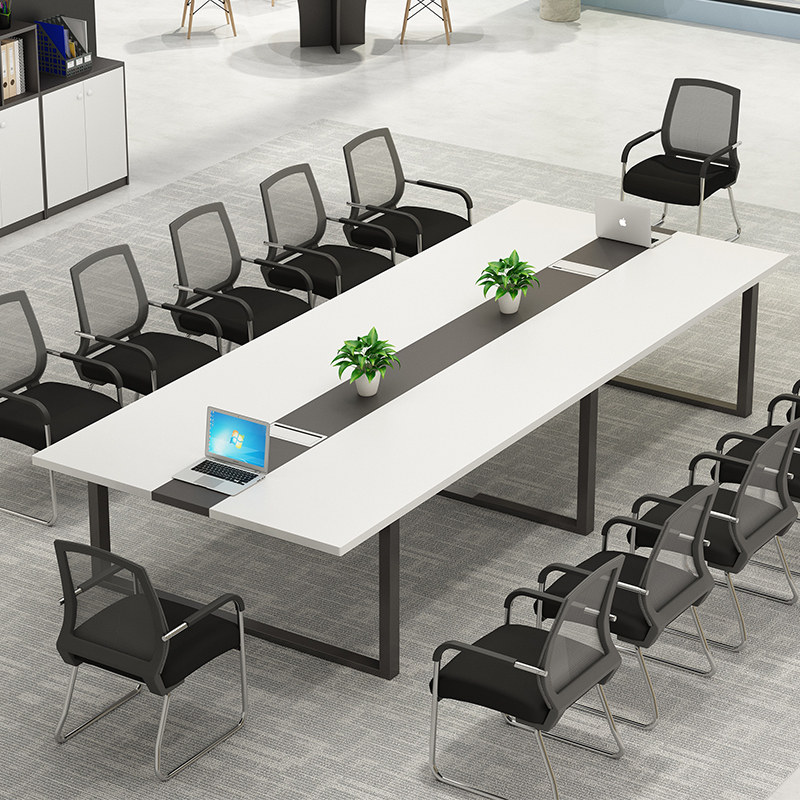 Conference Table Long Table 10 People Brief Modern Training Table Negotiation Table Meeting Room Strip Chair Combinations Customised