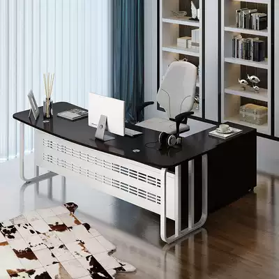 Boss desk Supervisor desk Office desk Manager desk Large shift desk Large shift desk Office computer desk President desk Stylish and simple