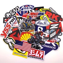 40 sheets of non-repeating explosive car stickers single sheet car car stickers car trolley box cartoon graffiti motorcycle stickers