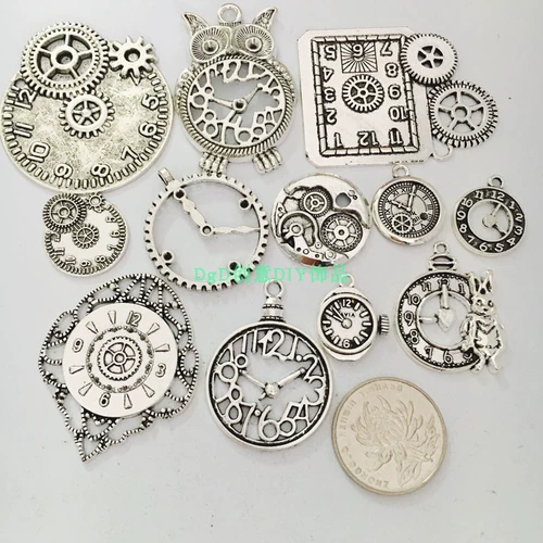 Металлические механические аксессуары ручной работы с шестернями, аксессуар, подвеска