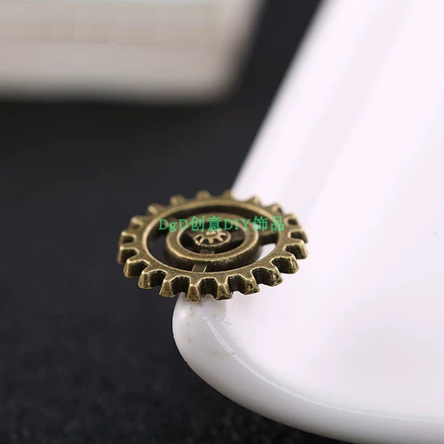 Иголка ручной работы, металлические бусины с шестернями, аксессуар, аксессуары, в стиле панк