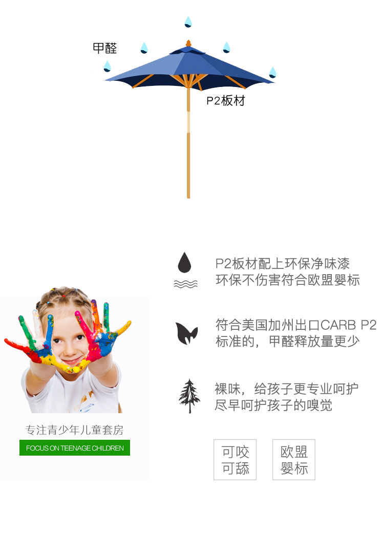 trẻ em châu Âu Giường cũi trai Giường ngủ trẻ em gái công chúa 1,5m giường phòng trọn gói kết hợp đồ nội thất cho trẻ em - Giường giuong tang gia re