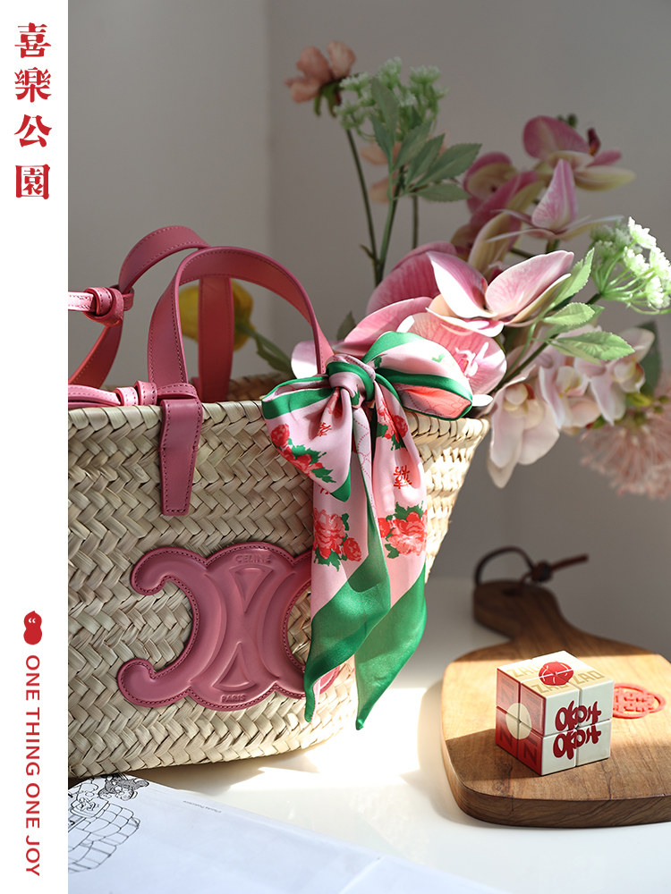 Xile park silk scarf headband long strip wedding supplies wedding gift happy word bride bridesmaid hair tie tie rope