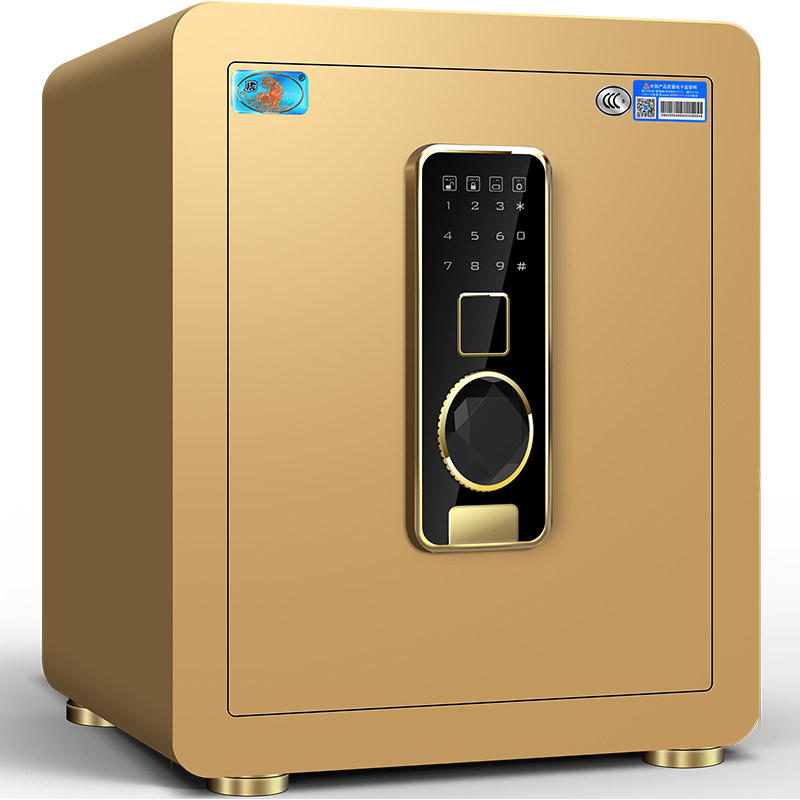 Tiger safe Home fingerprint 3C certification 45cm safe Home small office All steel in-wall anti-theft