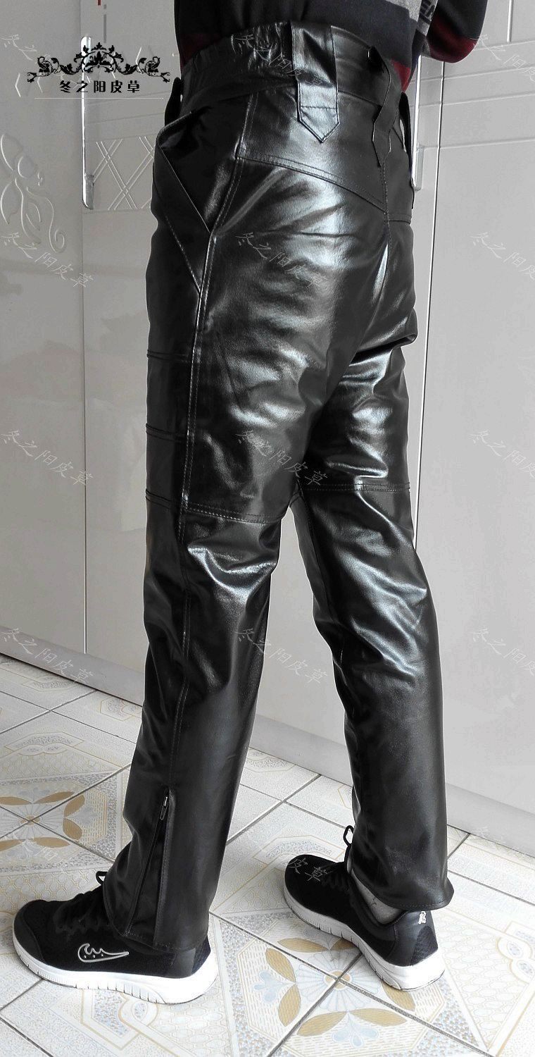 Pantalon cuir homme en vrac pour jeunesse pour hiver - Ref 1484838 Image 12