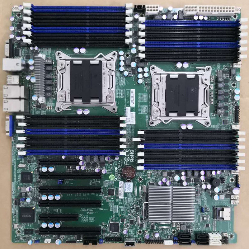 Supermicro X9DRI-LN4F E5 dual-way X79 motherboard E5 2680V2 2011 pin server game more open