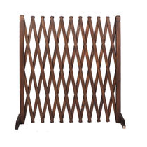 Anti-Corrosive Wood Fence Fence Outdoor Yard Decoration Telescopic Wall Guard Rail Outdoor Wood Fence Indoor Pet Fence
