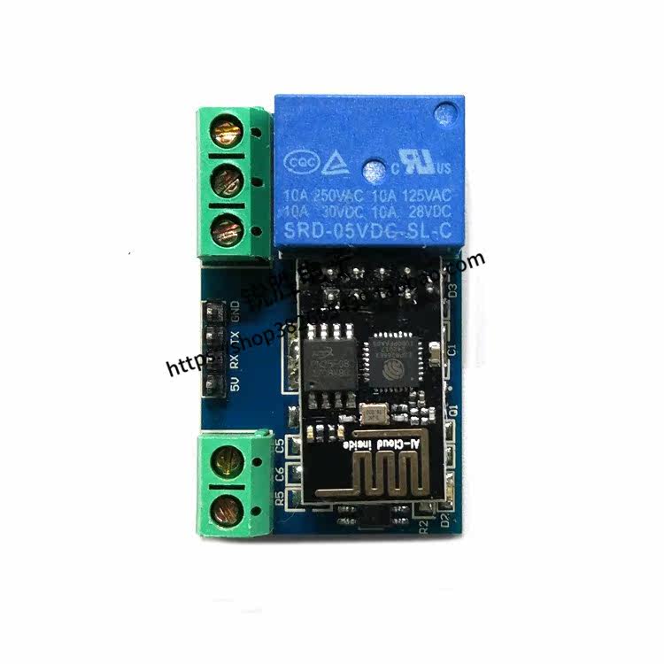 ESP8266 5V WiFi继电器 物联网 智能家居 手机APP遥控开关