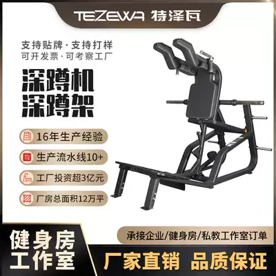 Hack squat machine Gym commercial special household V-shaped buttocks and legs pedaling oblique squat standing squat trainer