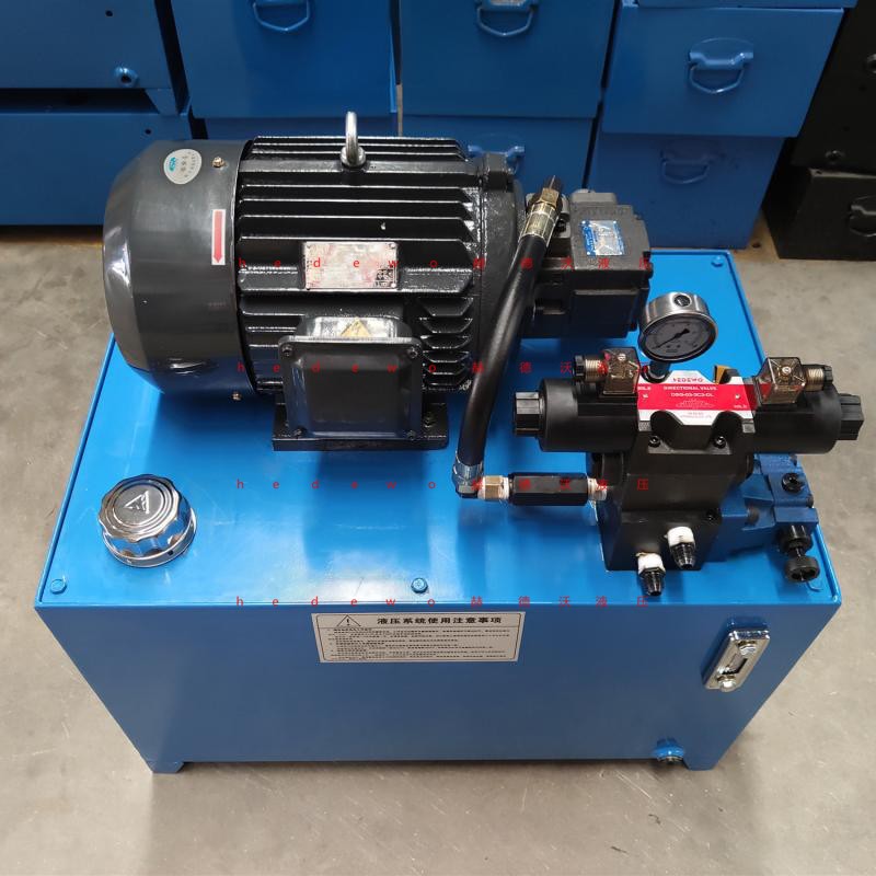 5 5kw fit PV2R1 hydraulic station 03-3C60 solenoid valve DB-10 DB-10 valve 120L tank hydraulic station set to do