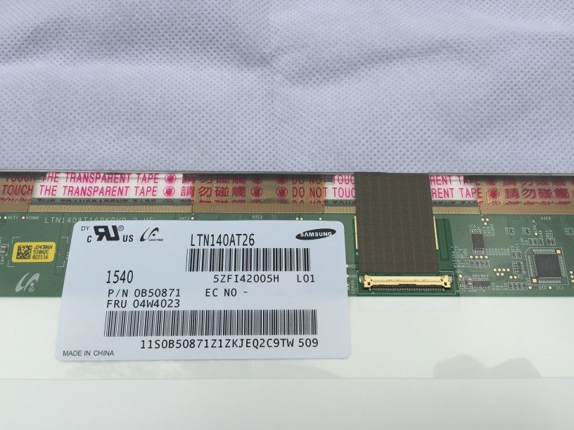 14 14 15 inch thick LCD screen 40 pin connector LTN140AT26 16 07 LP140WH4