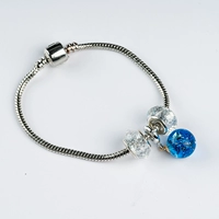 Металлический стеклянный бисер лануго, браслет, набор материалов, «сделай сам»