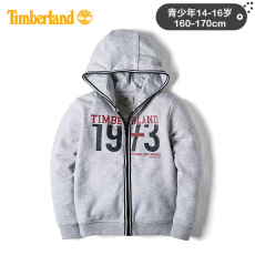 Толстовка детская timberland添柏岚新款青少年拉链抓绒连帽儿童卫衣|a1c7a