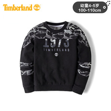 Толстовка детская timberland添柏岚抓绒针织衫新款幼童圆领儿童卫衣|a1c67