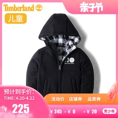 Толстовка детская timberland添柏岚新款青少年加厚抓绒连帽儿童卫衣|a1c7c