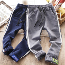 Boys sweatpants medium and large childrens casual sports pants childrens spring pants spring and autumn new styles 2022 long pants modern style