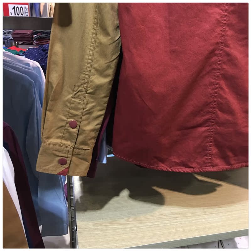 Authentic Benny Road nam phối màu áo sơ mi Thời trang Slim S & K áo sơ mi nam ngắn tay