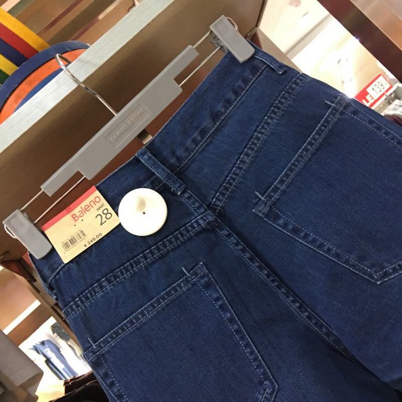 Benny Road 17 năm thời trang mới cổ điển giữa quần jeans ống đứng nam cotton thoải mái 88541003 baggy jean nam