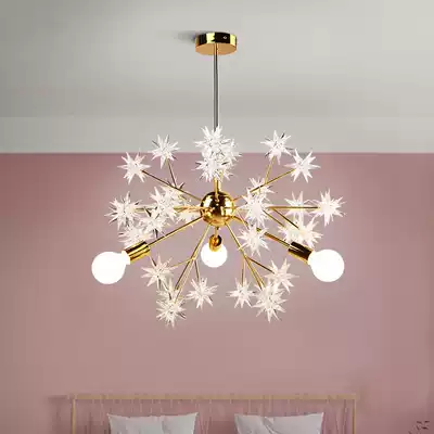 Nordic children's lamp dining room lamp ins lamp Net red 2020 new creative living room lamp star bedroom lamp chandelier