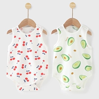 Вишня + авокадо [тонкий хлопок класса А]